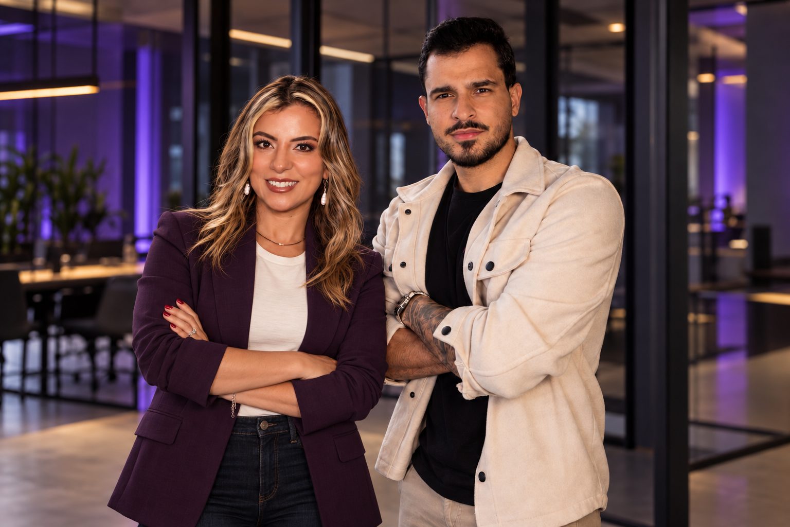 Monika Sobral e Gustavo Bigardi, mentores da Formação Executiva em IA